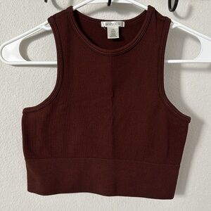 Bozzolo Brown Tank Top